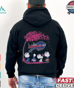 Peanuts Characters Buffalo Bills In October We Wear Pink 2024 Shirt