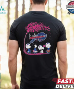 Peanuts Characters Buffalo Bills In October We Wear Pink 2024 Shirt