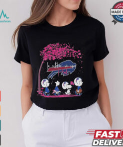 Peanuts Characters Buffalo Bills In October We Wear Pink 2024 Shirt