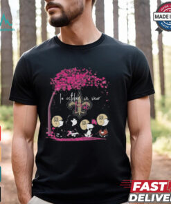 Peanuts Characters New Orleans Saints In October We Wear Pink 2024 Shirt