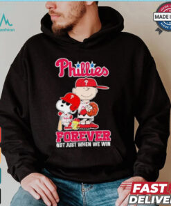 Peanuts Characters X Philadelphia Phillies 2024 Forever Not Just When We Win Shirt