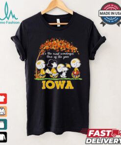 Peanuts Iowa Hawkeyes Fall the most beautiful time of the year shirt, hoodie, sweater, long sleeve and tank top Peanuts Iowa Hawkeyes Fall the most beautiful time of the year shirt