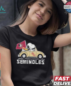 Peanuts Snoopy And Woodstock X Florida State Seminoles On Car 2024 Shirt
