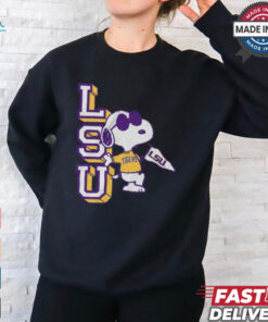Peanuts x LSU Tigers Joe Cool t shirt