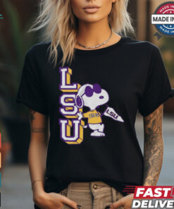 Peanuts x LSU Tigers Joe Cool t shirt