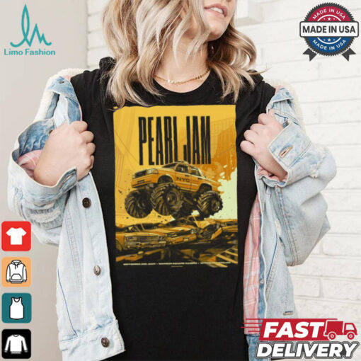 Pearl Jam Madison Square Garden New York City 2024 On September 3rd With Glen Hansard Poster Shirt