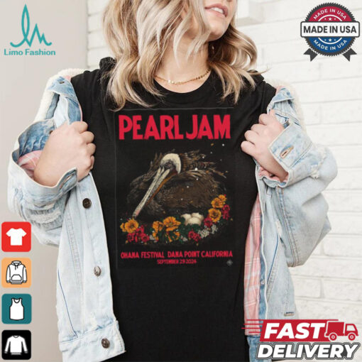 Pearl Jam Ohana Festival Dana Point California September 29, 2024 Event Posters T Shirt