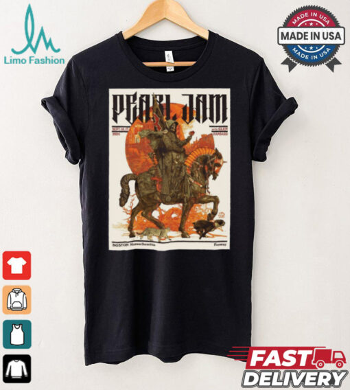 Pearl Jam Sept 15 & 17 2024 With Glen Hansard Boston Massachusetts Fenway Shirt