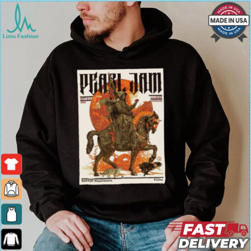 Pearl Jam Sept 15 & 17 2024 With Glen Hansard Boston Massachusetts Fenway Shirt