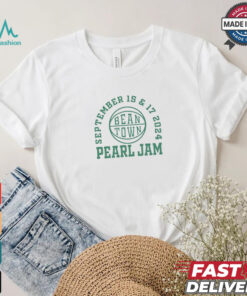 Pearl Jam September 15 & 17 2024 Bean Town T Shirt