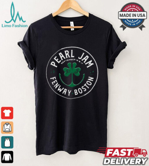 Pearl Jam September 15 & 17 2024 Fenwat Boston Tour T Shirt
