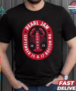 Pearl Jam September 15 & 17 2024 Fenway Boston Ma Shirt