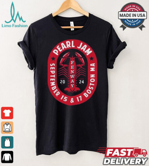 Pearl Jam September 15 & 17 2024 Fenway Boston Ma Shirt