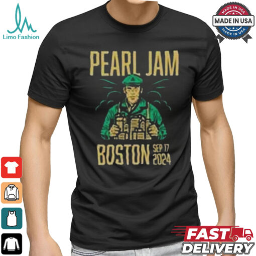Pearl Jam Tour Boston, MA Fenway Park Sept 17 2024 shirt