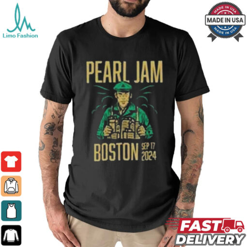 Pearl Jam Tour Boston, MA Fenway Park Sept 17 2024 shirt