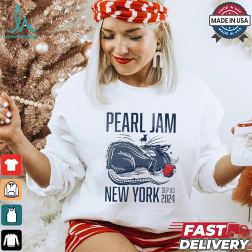 Pearl Jam Tour New York September 3, 2024 Event Shirt