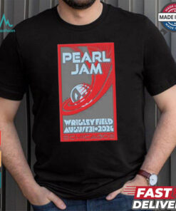 Pearl Jam Wrigley Field August 31 2024 Chicago Night 2 Setlist Merch Shirt
