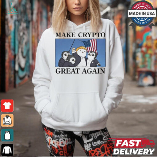 Penguin Beau Make Crypto Great Again t shirt