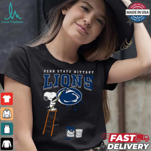 Penn State Nittany Lions Snoopy Painting Shirt