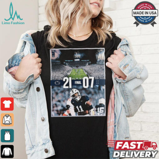 Penn State Nittany Lions Wins 21 7 Illinois Football 2024 Game Final Score Shirt