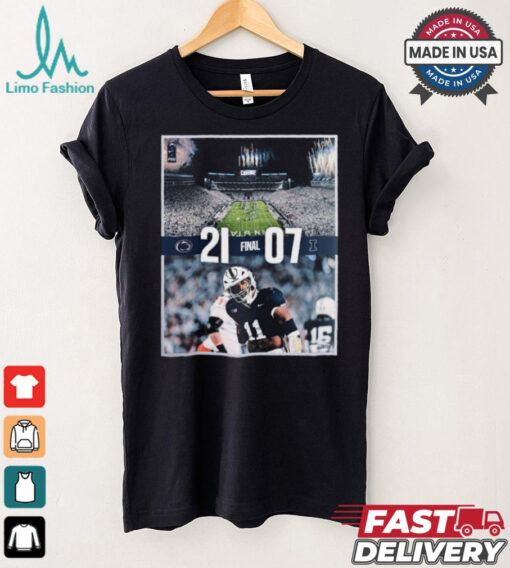 Penn State Nittany Lions Wins 21 7 Illinois Football 2024 Game Final Score Shirt