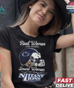 Penn State Nittany Lions x Snoopy Real Women Love Football Smart Women Helmet 2024 Shirt
