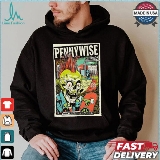 Pennywise September 28 2024 Hi Fi Annex In Indianapolis IN Tour t shirt