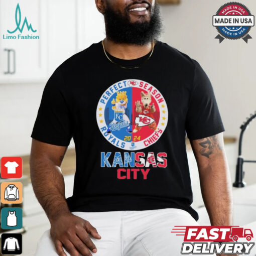 Perfect Season Royals And Chiefs Kansas City Sports Teams Shirt