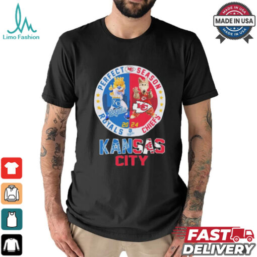 Perfect Season Royals And Chiefs Kansas City Sports Teams Shirt