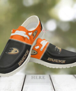 Personalized NHL Anaheim Ducks Hey Dude Shoes