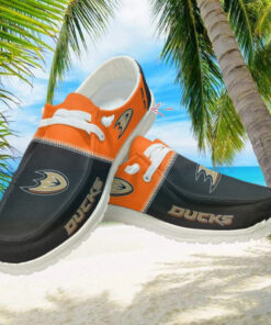 Personalized NHL Anaheim Ducks Hey Dude Shoes