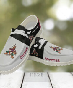 Personalized NHL Arizona Coyotes Hey Dude Shoes