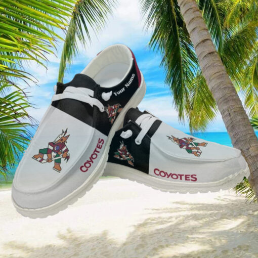 Personalized NHL Arizona Coyotes Hey Dude Shoes