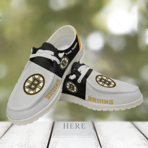 Personalized NHL Boston Bruins Hey Dude Shoes