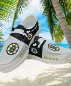 Personalized NHL Boston Bruins Hey Dude Shoes