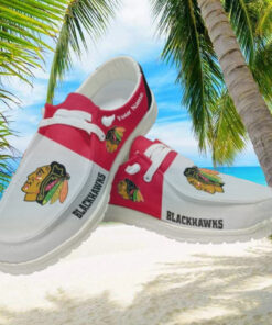 Personalized NHL Chicago Blackhawks Hey Dude Shoes