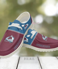 Personalized NHL Colorado Avalanche Hey Dude Shoes