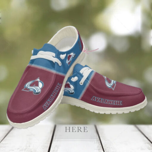 Personalized NHL Colorado Avalanche Hey Dude Shoes