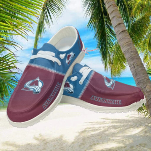 Personalized NHL Colorado Avalanche Hey Dude Shoes