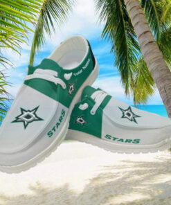 Personalized NHL Dallas Stars Hey Dude Shoes