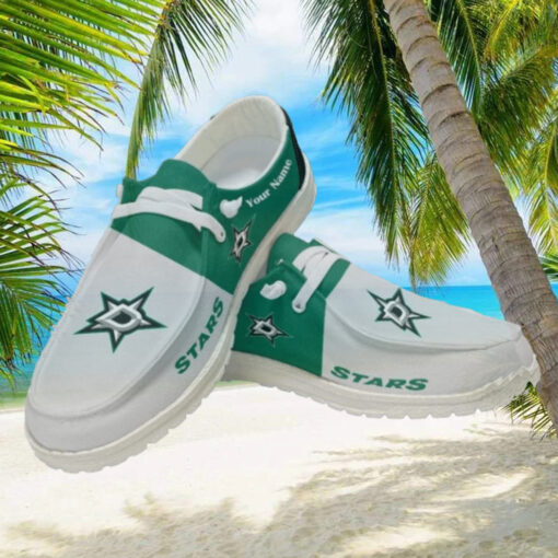 Personalized NHL Dallas Stars Hey Dude Shoes