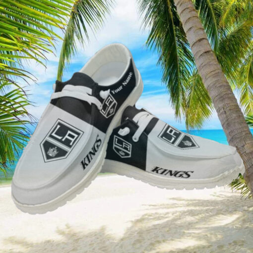 Personalized NHL Los Angeles Kings Hey Dude Shoes