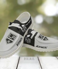 Personalized NHL Los Angeles Kings Hey Dude Shoes