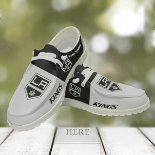 Personalized NHL Los Angeles Kings Hey Dude Shoes