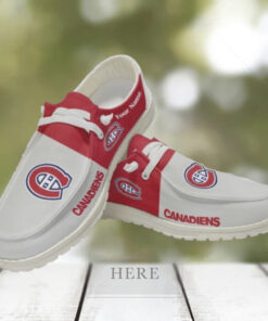 Personalized NHL Montreal Canadiens Hey Dude Shoes