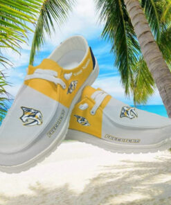 Personalized NHL Nashville Predators Hey Dude Shoes