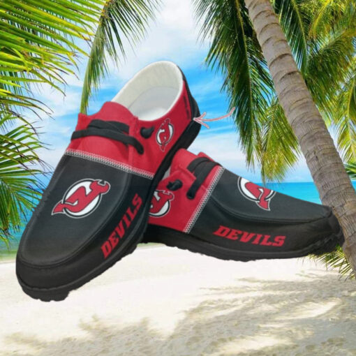 Personalized NHL New Jersey Devils Hey Dude Shoes