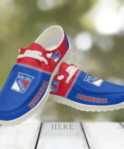 Personalized NHL New York Rangers Hey Dude Shoes