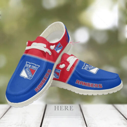 Personalized NHL New York Rangers Hey Dude Shoes