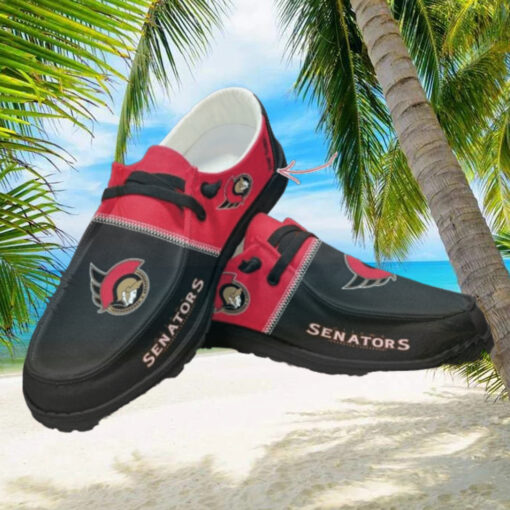 Personalized NHL Ottawa Senators Hey Dude Shoes